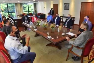 Jaldo recibió al presidente electo del Colegio de Abogados