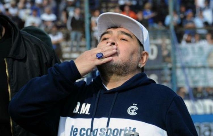 DIEGO ARMANDO MARADONA. Al momento de su deceso era DT de Gimnasia de La Plata. Foto de Télam