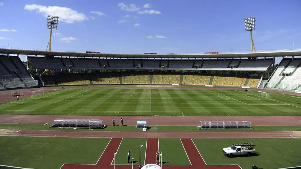 TODO LISTO. El Mario Kempes será el escenario de Argentina-Colombia.