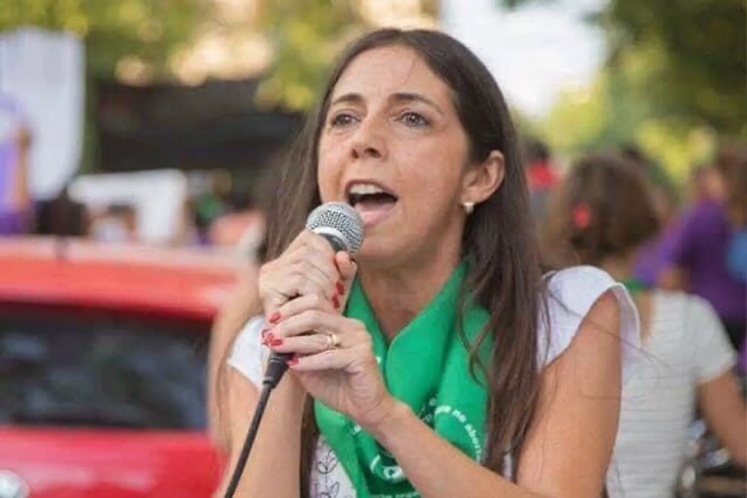 PAÑUELO VERDE. Soledad Deza es abogada feminista, integrante de la fundación Mujeres por Mujeres.