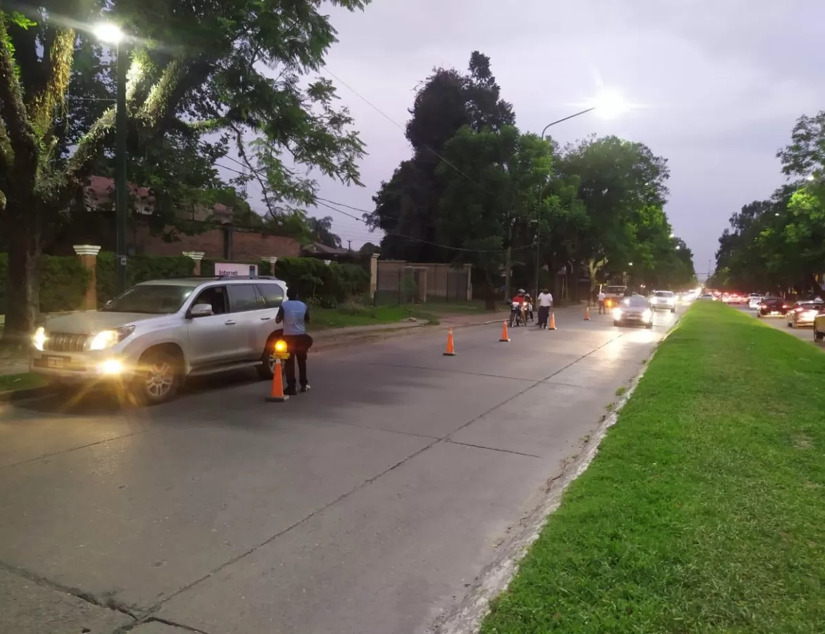 CONTROLES DE ALCOHOLEMIA. Foto: Prensa Yerba Buena