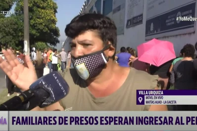 Quejas por las largas filas para visitar a los internos del penal de Villa Urquiza