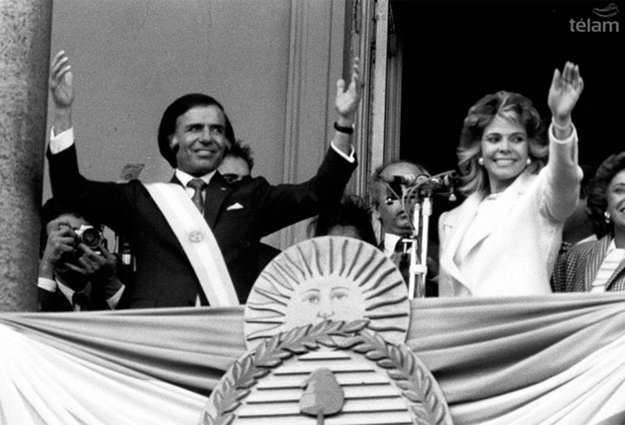 La vida de Menem, en imágenes