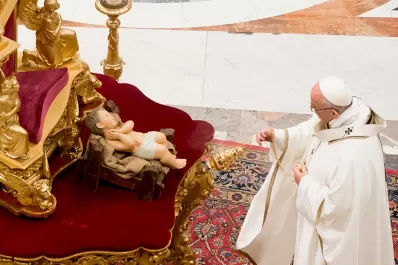 En su mensaje navideño, el papa Francisco pidió vacunas para todos contra el coronavirus