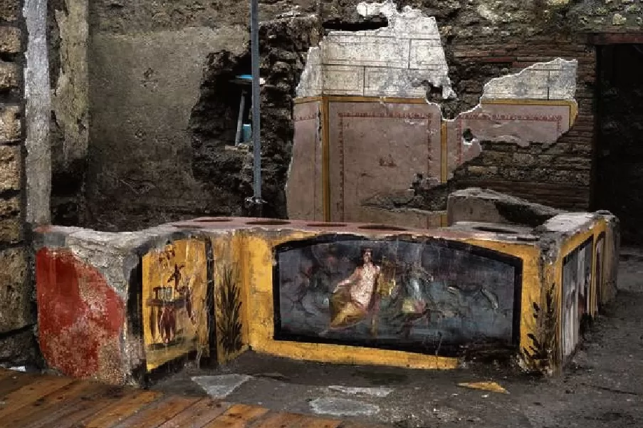 BAJO ESTUDIO. Hallaron nuevos frescos y elementos típicos del siglo I d.C.