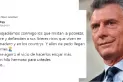 Macri compartió un mensaje de El Dipy contra los simpatizantes del Gobierno: “De pedo llegan a fin de mes”