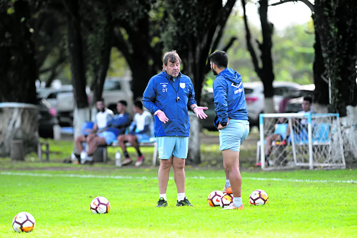 QUIERE UN TRIUNFO. Se vaya o no, Zielinski quiere cerrar el año con una esperanzadora victoria en la Copa Maradona.