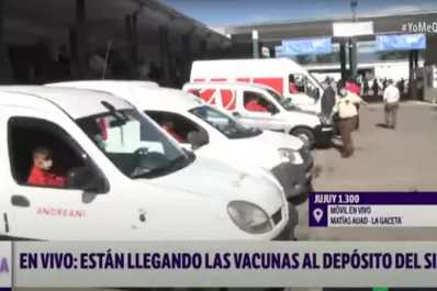 Se concretó el traslado de las vacunas Sputnik V al depósito del Siprosa