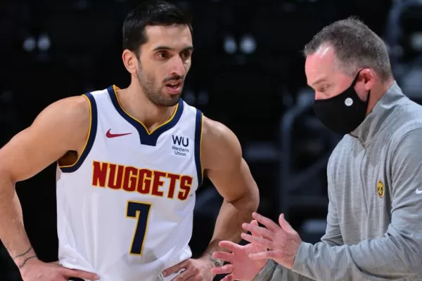 El DT de Denver Nuggets fue crítico con la tarea de Campazzo