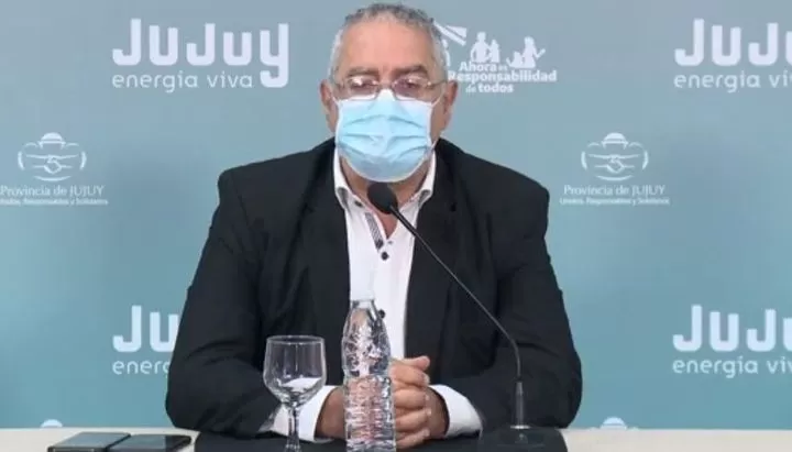 El ministro de Salud de Jujuy, Gustavo Bouhid. 