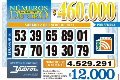 Los Números de Oro de LA GACETA