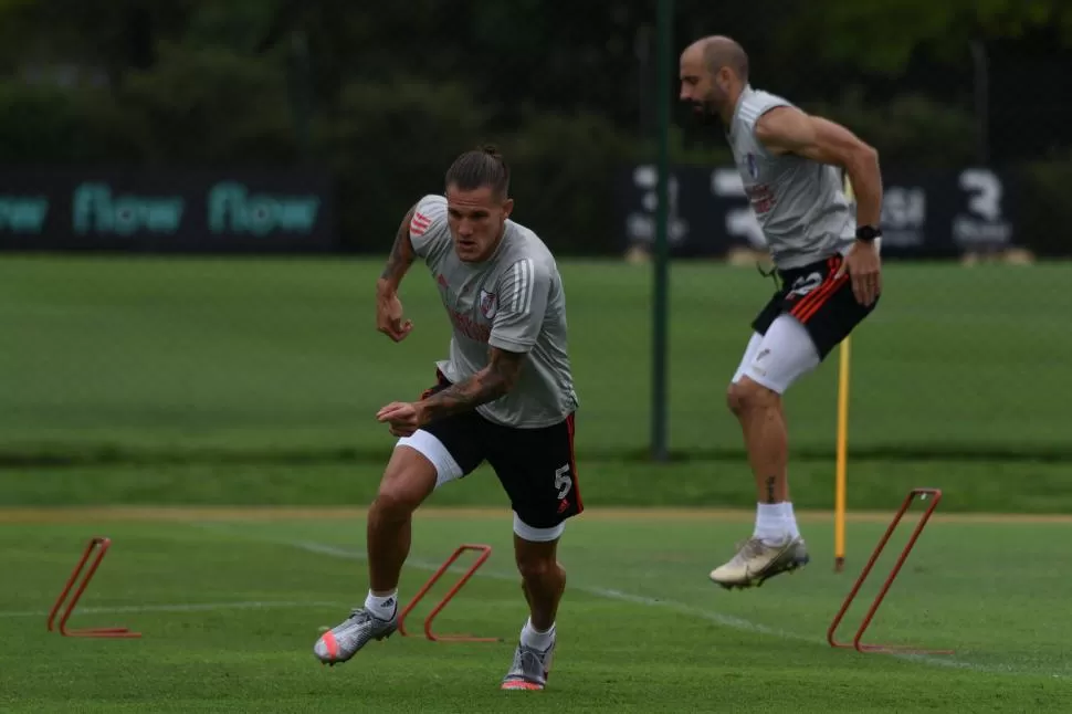 CRECE PARTIDO A PARTIDO. Bruno Zuculini se destacó en los últimos partidos y esta noche será titular ante Boca. 