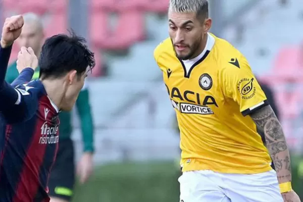 Con gol del Tucu Pereyra, Udinese rescató un agónico empate ante Bologna