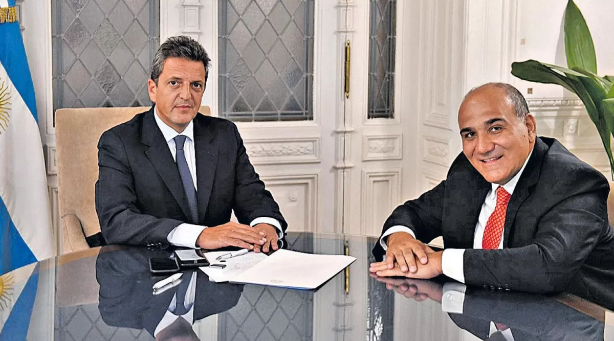 Sergio Massa y Juan Manzur.