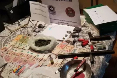 La policía secuestró marihuana y cocaína en Banda del Río Salí
