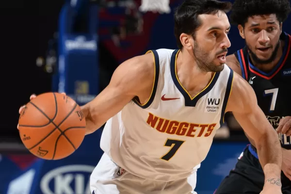 El argentino Facundo Campazzo tuvo su noche 10 frente a los Lakers en la NBA
