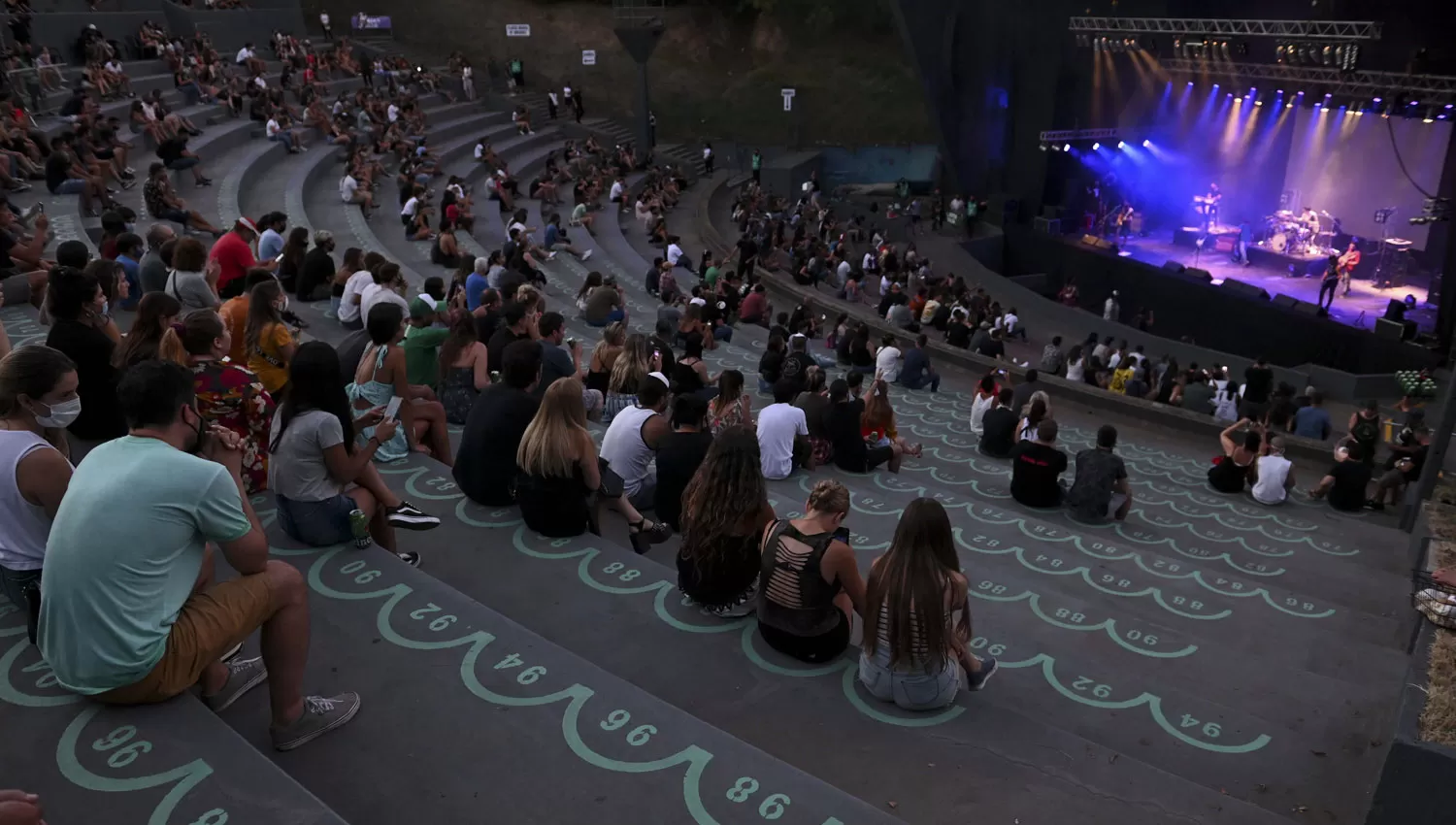 AL AIRE LIBRE. Cielo Razzo cantó el fin de semana en el Anfiteatro de Rosario.