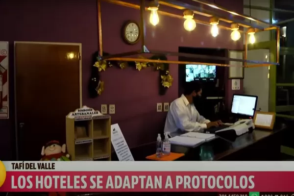 Cómo se aplica el protocolo sanitario en un hotel de Tafí del Valle