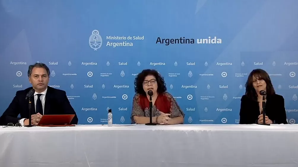 MAL PASO. Vizzotti debió realizar aclaraciones. TELAM