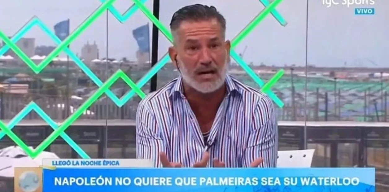 POLÉMICO. Díaz generó controversia con sus palabras. CAPTURA DE PANTALLA DE TYC SPORTS 