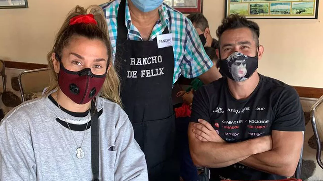 La pareja comió en el restaurante “Rancho de Félix”, de Tafí del Valle