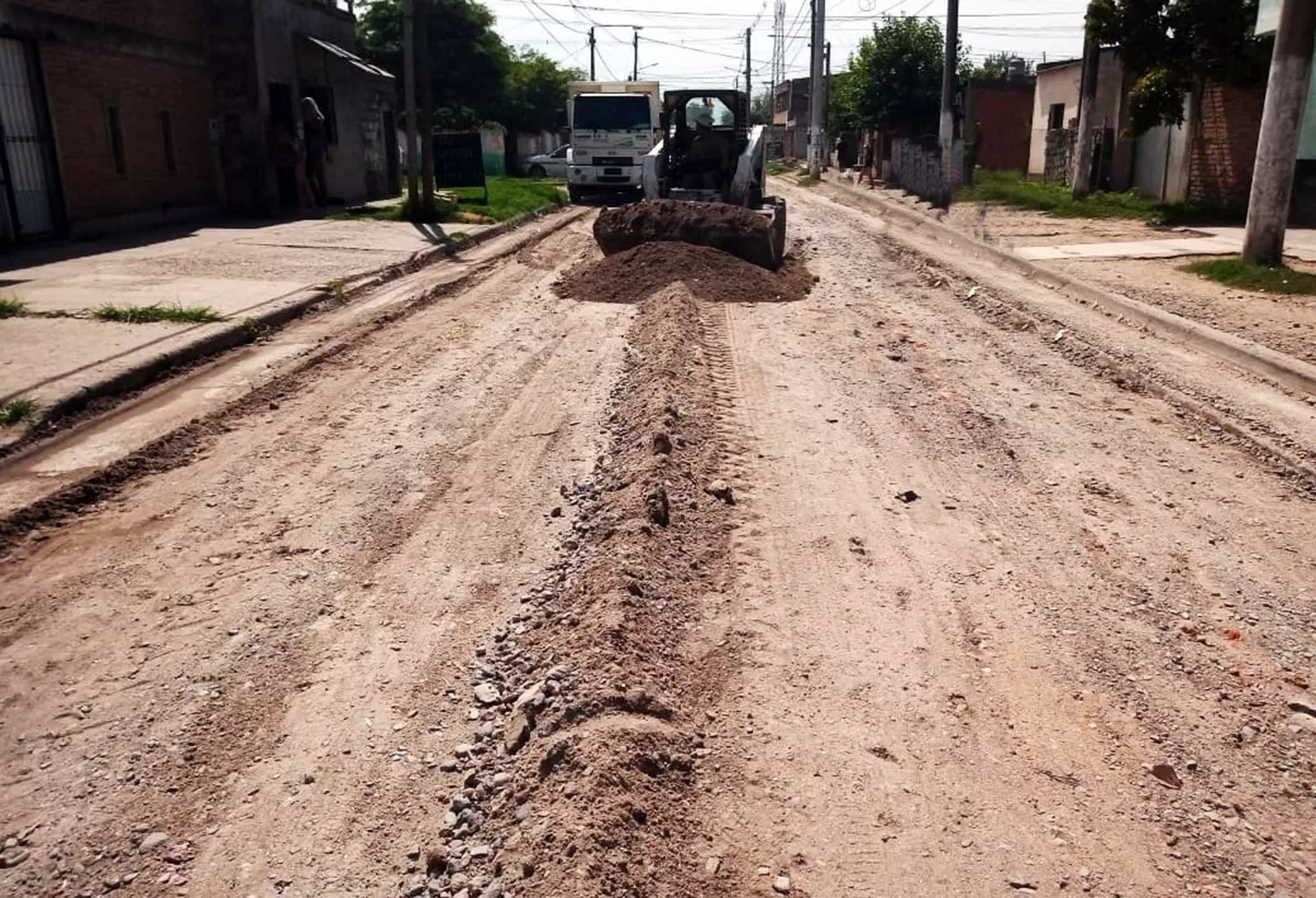 La Municipalidad pavimentará la calle Próspero Palazzo