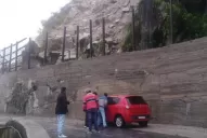 Ruta a los Valles: las piedras muy grandes se iban a caer en cualquier momento