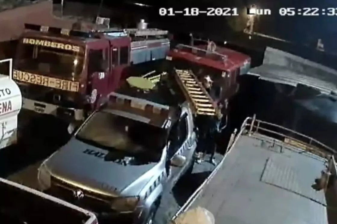 EL CUARTEL. Captura de una imagen de la cámara de seguridad.