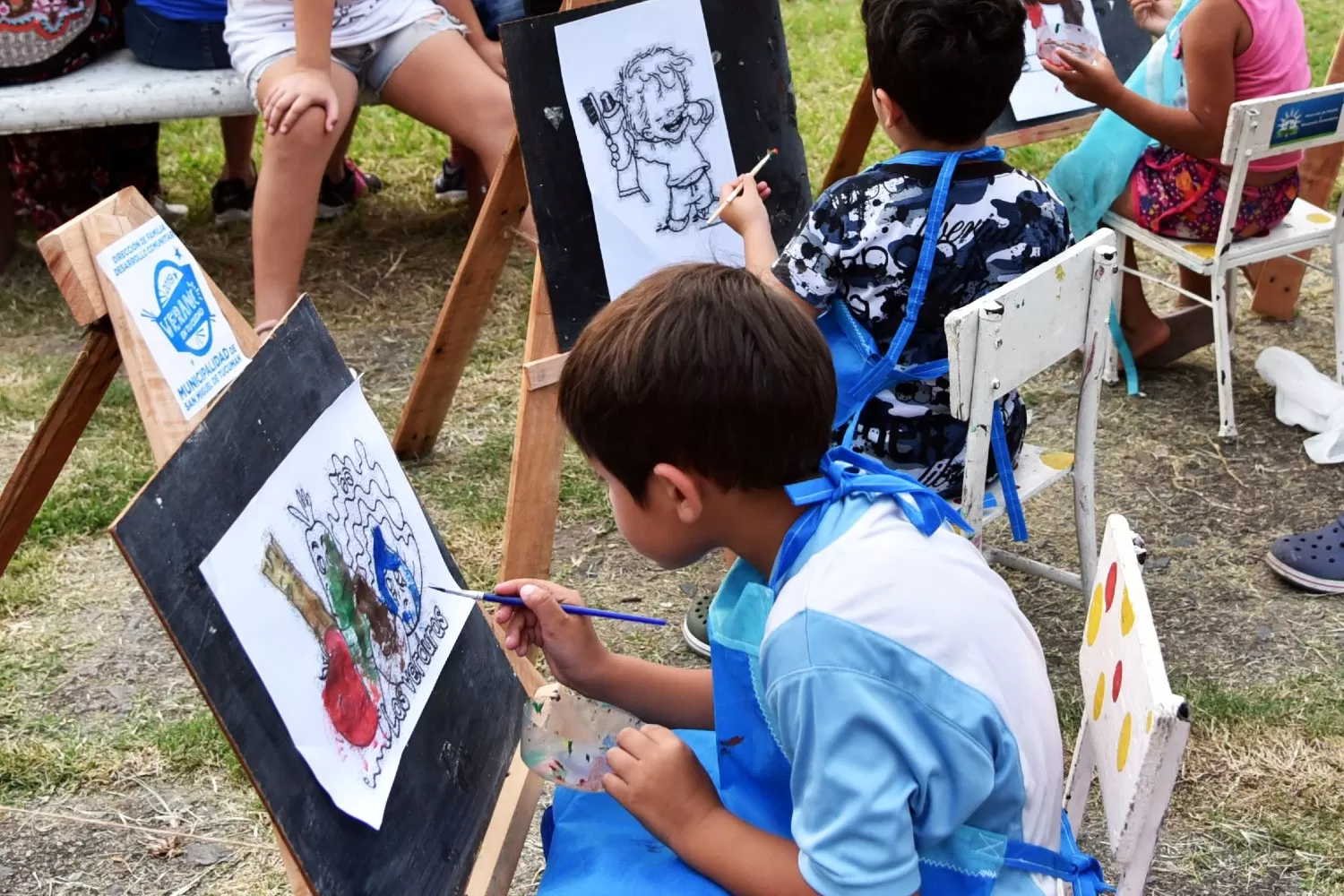 PARA LOS MÁS CHICOS. Las colonia de vacaciones ofrecen actividades deportivas y artísticas.