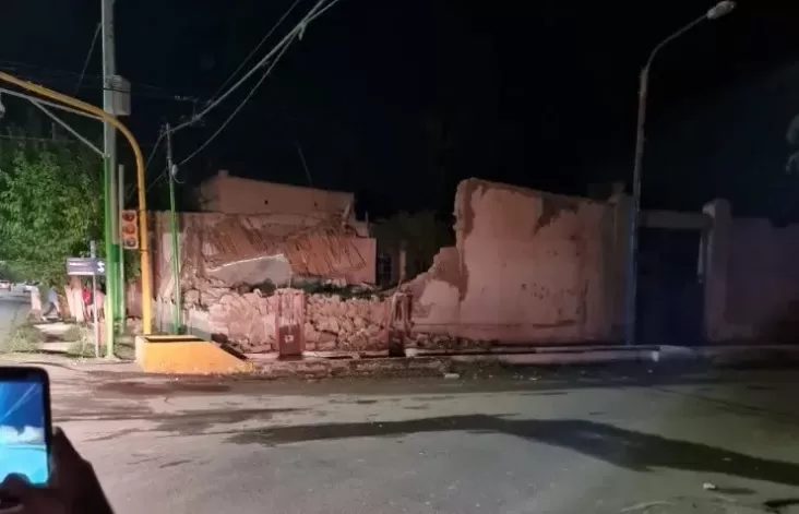 EN SAN JUAN. Paredes destruidas