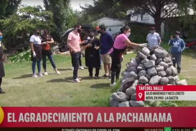 Tafí del Valle: tras la ofrenda a la Pachamama, ofrecen el mejor locro
