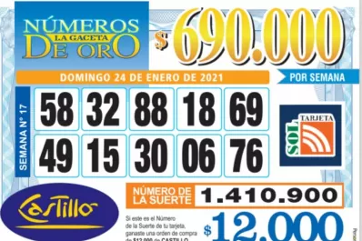 Los Números de Oro de LA GACETA