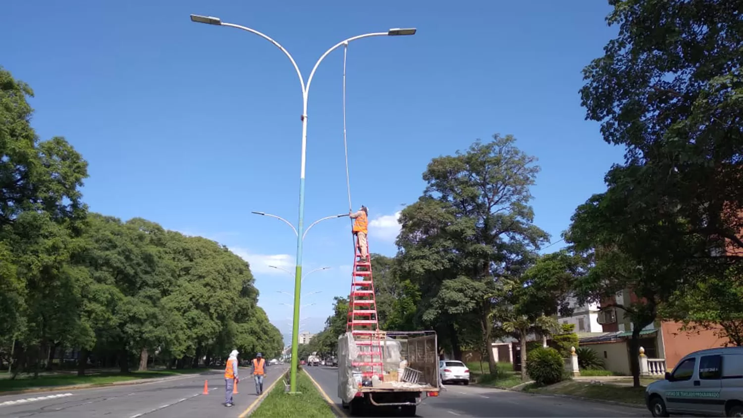 Alumbrado público: se hicieron mejoras en diversos barrios