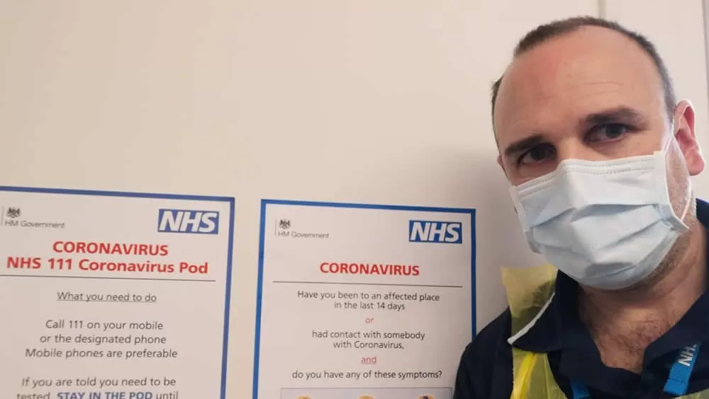 Joan Pons, en las dependencias de Sheffield Teaching Hospitals 