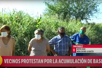 Vecinos de San Pablo reclamaron por la formación de un basural