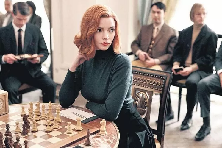 PROTAGONISTA ARGENTINA. Anya Taylor-Joy, en “Gambito de dama”.   