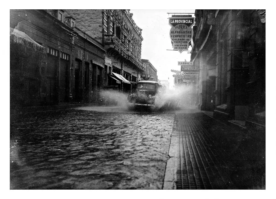 Tucumán retro: tormentas también eran las de antes