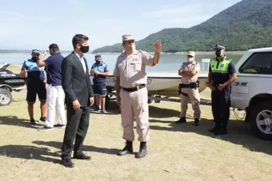 El Cadillal: la Prefectura Naval Argentina refuerza la seguridad en la villa turística