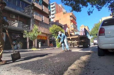 Obras municipales: pavimentación y corte de calles