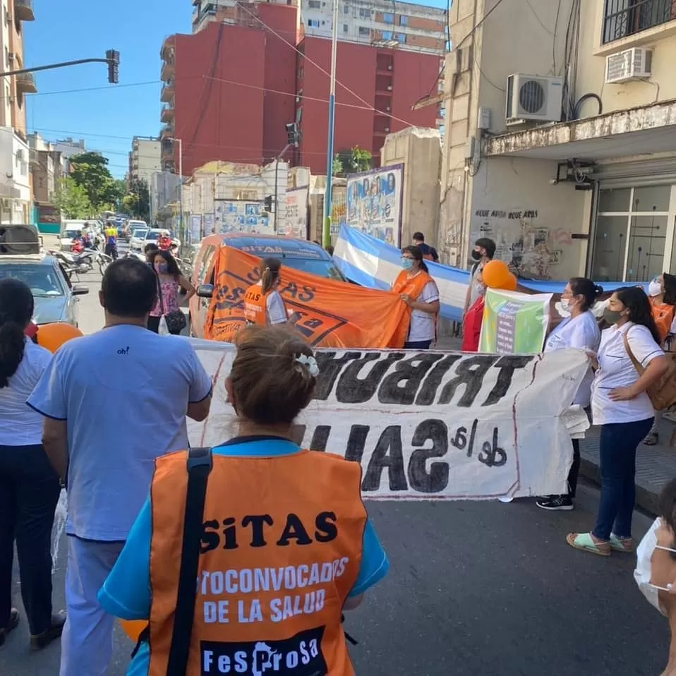 MARCHA. Sitas mantiene las medidas de fuerzas en Caps y hospitales de la provincia. 