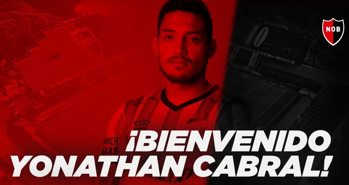 IMAGEN DE BIENVENIDA. En las redes oficiales de Newell's oficializaron la llegada de Cabral.