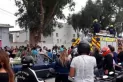 Arriba de una autobomba y en un mar de lágrimas: el video del último adiós a Abigail Jiménez