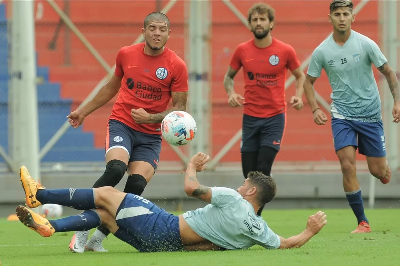 EN EL NUEVO GASÓMETRO. Atlético se llevó el primer amistoso contra San Lorenzo. Foto: Twitter @ATOficial