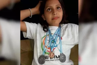 Abigail hizo una tierna broma, se durmió y se fue