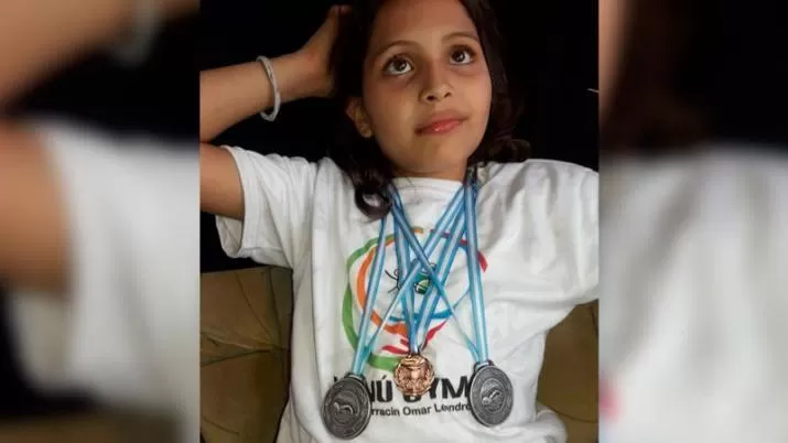 NO PUDO MÁS. La niña fue sepultada en Termas de Río Hondo. 