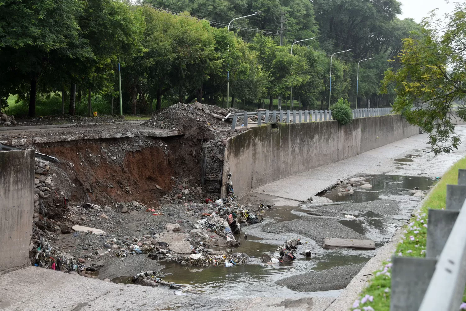 El canal Sur sigue dañado tras la salvaje tormenta del 28 de diciembre