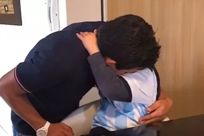 La historia detrás del video viral del Pulguita Rodríguez con un niño fanático del Decano