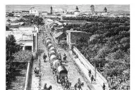 Tucumán retro: la calle San Martín a la altura de la Estación Central Norte