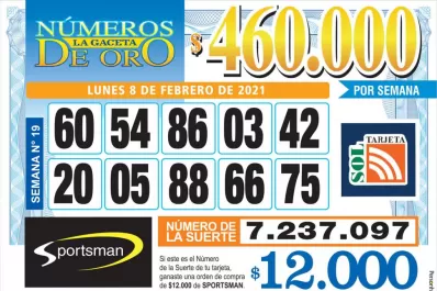 Los Números de Oro de LA GACETA