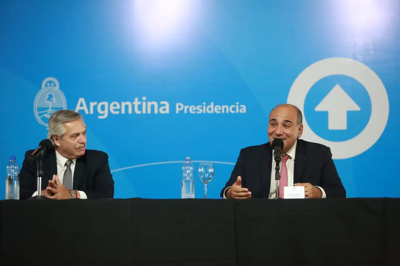 AGENDA OFICIAL. El gobernador, Juan Manzur, anfitrión del presidente, Alberto Fernández.